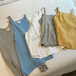 Women’s Bundle of 5 shirts tank tops summer spring tops